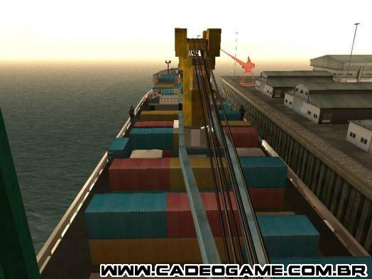 GTA San Andreas - Cadê o Game - Notícia - Curiosidades - Navios Cargueiros