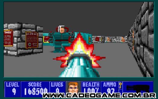 Cadê o Game - Notícia - Novidades - Wolfenstein 3D, o primeiro jogo 3D