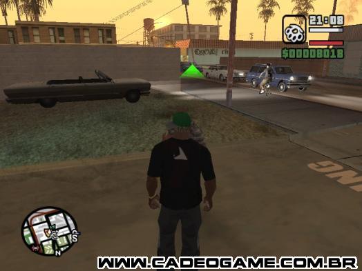 GTA San Andreas - Cadê o Game - Notícia - Curiosidades - Bug nos  helic?pteros da policia e San News.