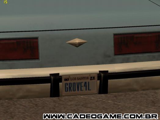 GTA San Andreas - Cadê o Game - Notícia - Curiosidades - Placa dos Carros